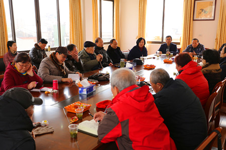 孝感市老年大学召开老干部迎春座谈会