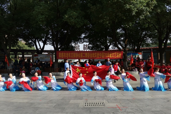 市老年体协第二舞委会欢庆新中国成立70周年文艺演出